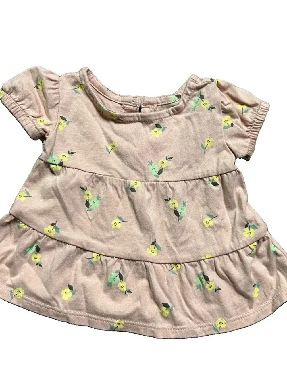 Baby Girl Short Sleeve Bodysuits Size 0-3 Months Carhartt